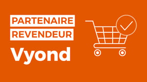 Illustration en flat design montrant un caddie aborrant un symbole de validation. Du texte l'accompagne: 
