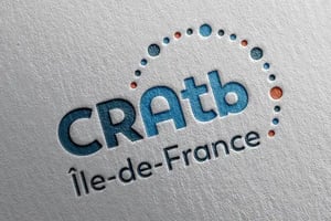 Le logo CRAtb sur papier